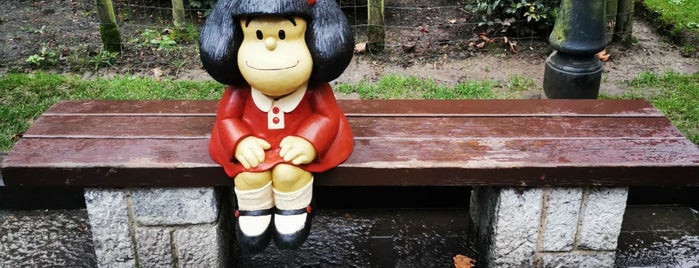 Mafalda's bench is one of Asturias.