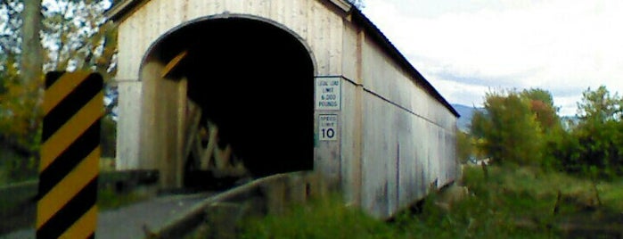 Swamp Road Covered Bridge at Otter Creek is one of Been there..