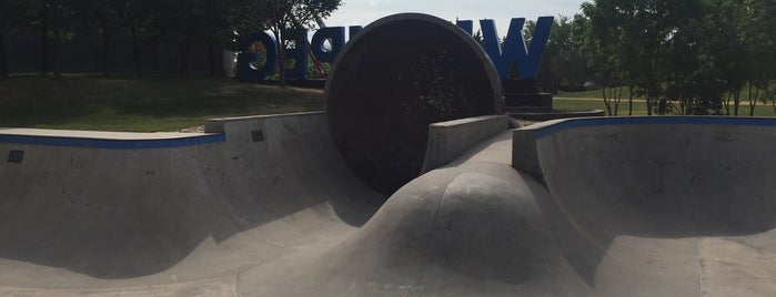 Forks skate park is one of Canada.