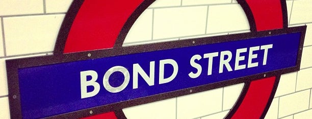 Bond Street London Underground Station is one of Railway stations visited.