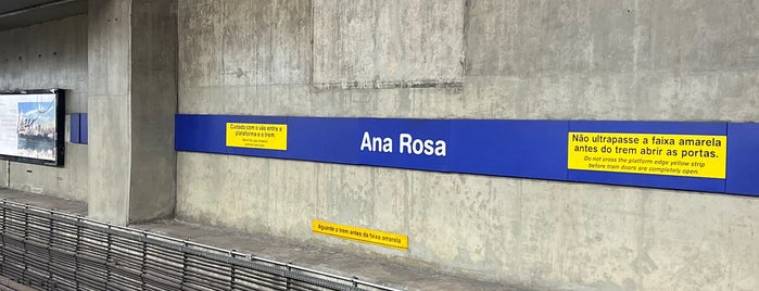 Estação Ana Rosa (Metrô) is one of São Paulo ABC, Bares/Cafés, Restaurantes Shoppings.