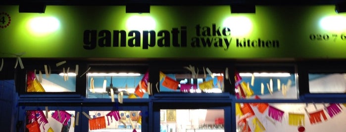 Ganapati Takeaway Kitchen is one of London // SE5 (Camberwell, Brixton & Peckham).