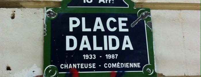 Place Dalida is one of 18e arrondissement de Paris.