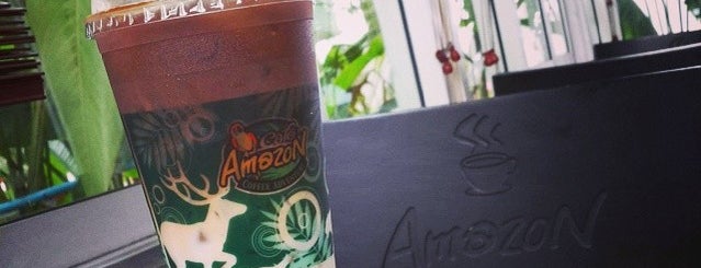 Café Amazon is one of Posti che sono piaciuti a 🍹Tückÿ♛Vïvä🍹.