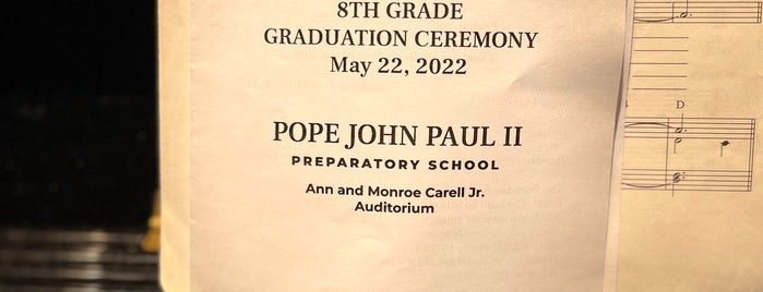 Pope John Paul II High School is one of faves.