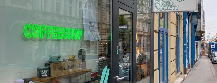 The Good Coffee Society is one of Wien cafes.