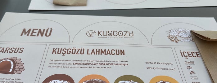 Kuşgözü Lahmacun is one of Kebap.