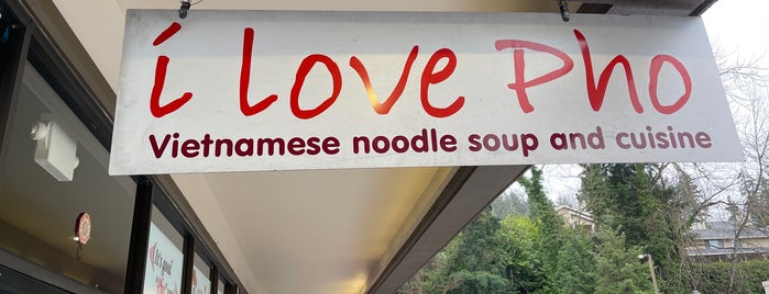 I Love Pho is one of Nancy's Favorite Noodle Shops.