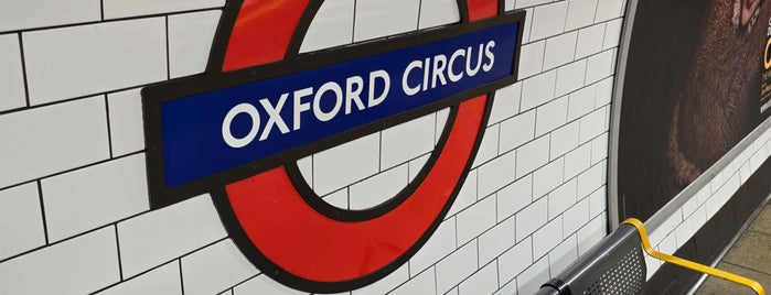 Oxford Circus London Underground Station is one of places to eat.