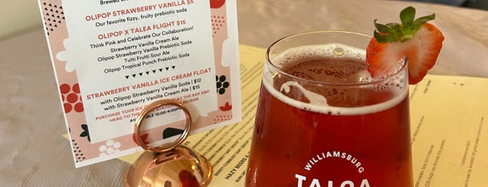 TALEA Beer Co is one of 2023 50 Best Bars NYC.