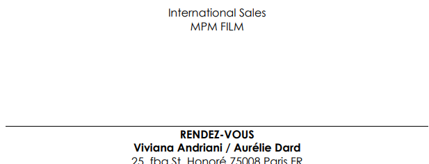 RENDEZ-VOUS Relations Presse Cinéma is one of other places.