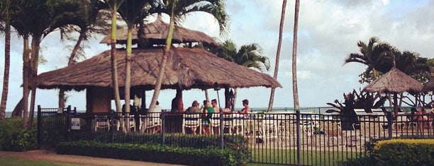 The Sand Bar at Islander on the Beach is one of Kauai.