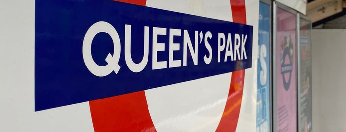 Queen's Park Railway Station (QPW) is one of Stations - LUL used.
