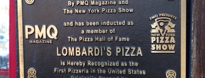 Lombardi's Coal Oven Pizza is one of Gabe_Cera’s Liked Places.