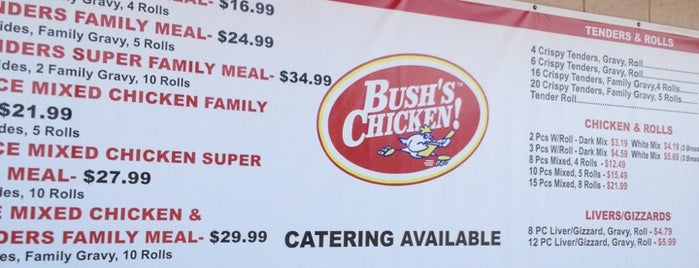Bush's Chicken is one of Places I like,Texas.