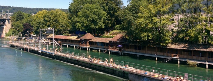 Flussbad Unterer Letten is one of ZURICH THINGS TO DO.