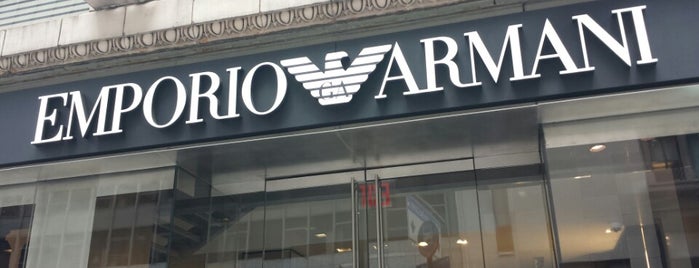 Emporio Armani is one of Shopping in Soho.
