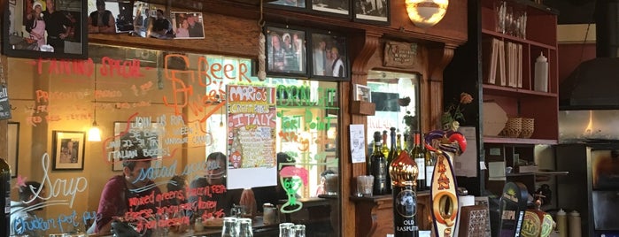 Mario's Bohemian Cigar Store Cafe is one of Tempat yang Disukai Kimberly.
