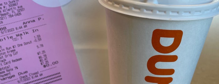 Dunkin' is one of daily destinatons.