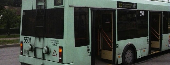 Троллейбус № 28 is one of Минск: троллейбусные маршруты.