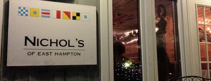 Nichol's is one of Hamptons!.