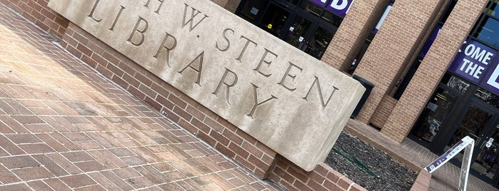 Ralph W. Steen Library is one of Usual.