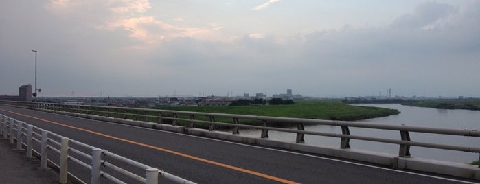 上葛飾橋 is one of 江戸川CR.