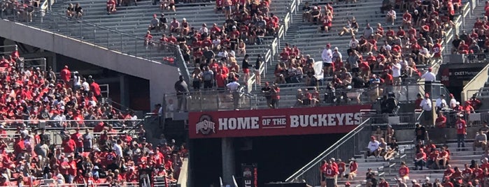 Home Of The Buckeyes is one of Stadiums.