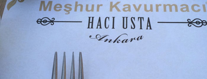 Meşhur Kavurmacı Hacı Usta is one of Ankara oburcan.