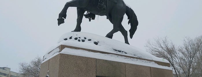 Памятник «Оренбургскому Казачеству» is one of Оренбург.