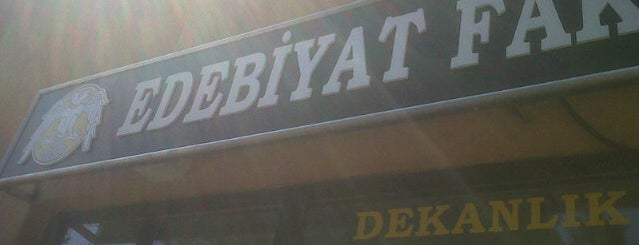 Edebiyat Fakültesi is one of Mehmet’s Liked Places.