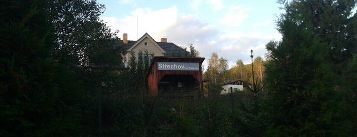 Železniční zastávka Střechov nad Sázavou is one of Železniční stanice ČR (R-Š).