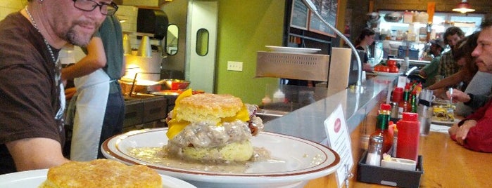 Pine State Biscuits is one of Portland.
