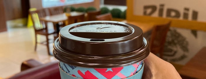 Caribou Coffee is one of yemek.