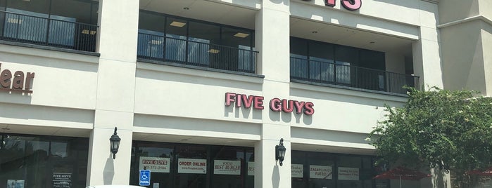 Five Guys is one of Baton Rouge Restaurants.