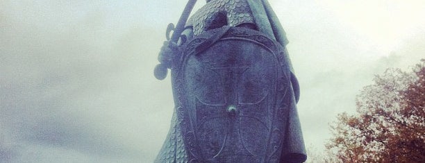 Estátua Afonso Henriques is one of Braga Guitarraes Portugal.