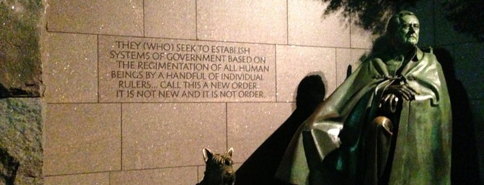 Franklin Delano Roosevelt Memorial is one of DC favorites.