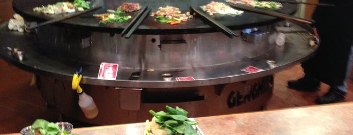 Genghis Grill is one of สถานที่ที่บันทึกไว้ของ Gordon.