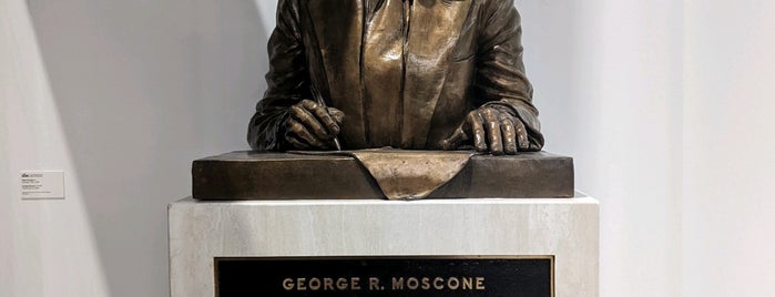 Bust of George Moscone is one of SF Arts Commission - Monuments & Memorials.