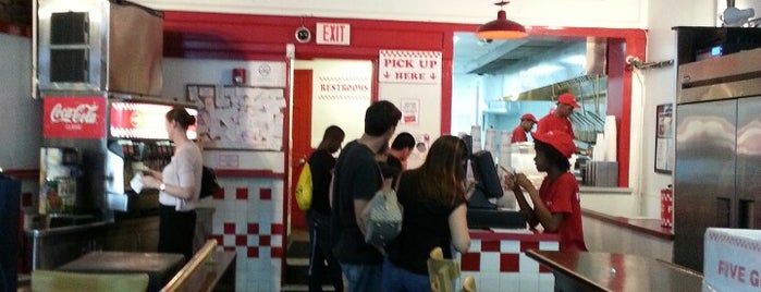 Five Guys is one of Sarah’s Liked Places.