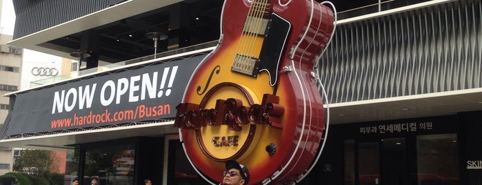 Hard Rock Cafe Busan is one of Hard Rock Cafes across the world as at Nov. 2018.