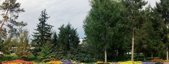 Воскресенский сквер is one of парки и скверы Омска.