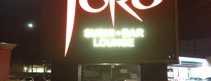 Toro Sushi Bar Lounge is one of LA.