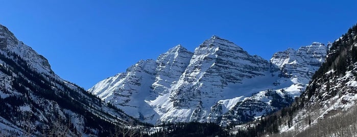Maroon Bells, Aspen, Co is one of Rest of Colorado Eat and See.