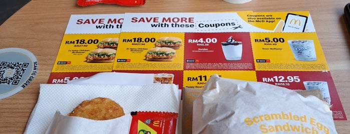 McDonald's & McCafé is one of All-time favorites in Malaysia.