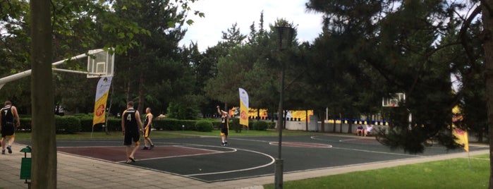 Баскетбольная площадка ОК "Орбита" is one of с. Ольгинка Краснодарский край.
