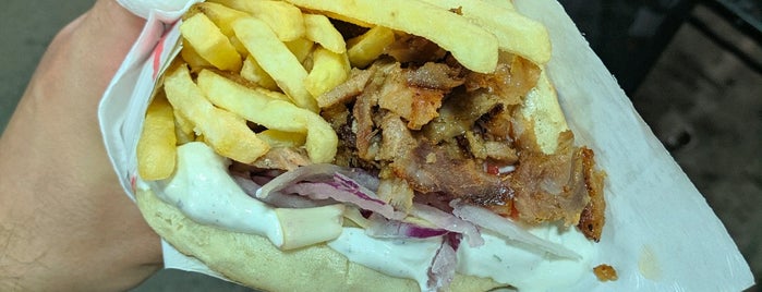Goldy's gyros is one of Belgrade.