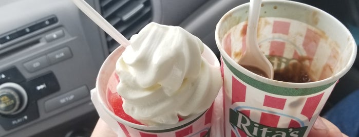 Rita's Italian Ice & Frozen Custard is one of Ice Cream, Snowballs, Frozen Yogurt Ect.