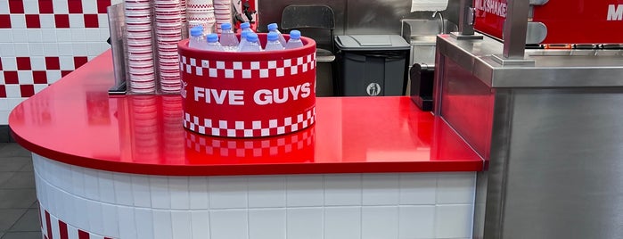 Five Guys is one of Jed.