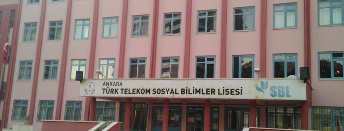 Türk Telekom Mehmet Kaplan Sosyal Bilimler Lisesi is one of Çankaya'daki Okullar.